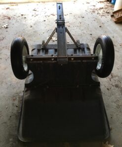 Universal Fit, Flat Free Wheelbarrow Tire and Wheel Assembly with Adapter Kit 51 715nIZiVajL