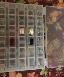 Paxcoo 36 Pcs Transparent Plastic Sewing Machine Bobbins with Case and Soft Measuring Tape for Brother Singer Babylock Janome 23 715nRWo1jhL