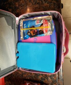 Bentgo Ice Lunch Chillers - Ultra-Thin Ice Packs Perfect for Everyday Use in Lunch Bags, Lunch Boxes and Coolers - 4 Pack (Blue) Blue 35 715nmkcfD9L