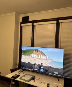 1byone Amplified HD Digital TV Antenna - Support 4K 1080p and All Older TV's - Indoor Smart Switch Amplifier Signal Booster - Coax HDTV Cable/AC Adapter (Black) 38 715oQS3KxL