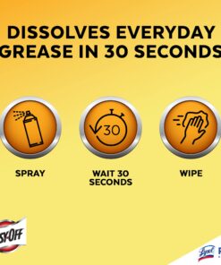 Easy-Off-74017 Professional Fume Free Max Oven Cleaner, Lemon 144 oz (6 Cans x 24 oz) 20 - 30 ounces 20 715otOHMllL