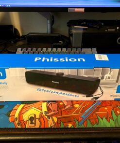 Computer Speakers with 3.5 mm Aux, Small PC Speakers Powered by USB, Wired USB Desktop Speaker, USB Soundbar for Monitor, Mini Stereo Speaker for PC, Tablets, Laptop, Tablets, Xbox, Plug and Play USB+3.5mm 25 715ovkaCvDL