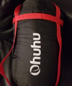 Double Sleeping Bag, Ohuhu Sleeping Bags for Adults with 2 Pillows 2 Person Sleeping Bag for Kids Waterproof Cold Weather Sleeping Bags for Family Teens Camping Backpacking Hiking Outdoor Black 65 715p6uqnNZL