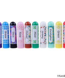 Kare & Kind Value Pack of 385 Writable Labels - 11 Different Designs - for Lip Balm Containers, Nasal Inhaler Tubes, etc. - Self Adhesive, Easy Peel - Fineliner Pen Included for Label Writing 385 pieces Multicolor 11 715qD7nlAoL