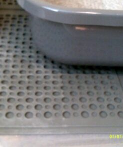 Petlinks Purr-fect Paws Multipurpose Cat Litter Mat - Gray, Extra Large X-Large 38 715qXsC QkL