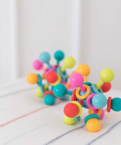 Manhattan Toy Atom Rattle & Teether Grasping Activity Baby Toy 17 715quIddt2L 3