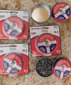 Crosman LUM77 Premier Domed Field 10.5g Target Pellets in a Tin, SILVER (500 Count) 49 715r7RGIYiL