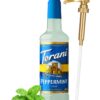 Torani Sugar Free Peppermint Syrup with Little Squirt Syrup Pump, 750ml 25.4 Ounces SF Peppermint PET 12 715rPuhoyDL