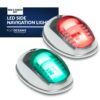 Five Oceans Boat Navigation Lights, LED Bow Light, Boat Navigation Lights Red and Green, Horizontal Mount Sidelight, 12V, USCG 2NM Certified, for Pontoon, Fishing Boats, Bass Boats - FO2890 44 715rRGI50ZL