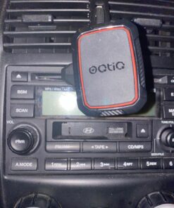 OQTIQ Magnetic CD Phone Car Mount for Car CD Player, CD Slot Car Phone Mount Holder with Built-in 6 Strong Magnets, Compatible with iPhone Samsung Galaxy LG and More Black-Red 51 715rYygTG2L