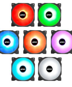 upHere RGB LED 120mm Case Fan,Quiet Edition High Airflow Adjustable Color LED Case Fan for PC Cases, CPU Coolers,Radiators System,5-Pack / C8123 40 715sM3lGjGL