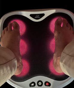 Snailax Foot Massager with Heat, Gifts for Men/Women, Kneading Shiatsu Heated Electric Feet Massager Machine for Plantar Fasciitis,Foot Relief, Washable Cover(White) White SL-593W 33 715sSwF bL