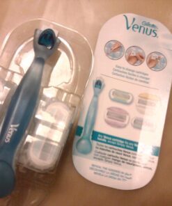 Venus Gillette Women's Original 3 Blade Razor Refills, 4 Count (Packaging May Vary) 4 Piece Set 24 715siqOg1OL