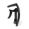 D'Addario Accessories Guitar Capo – NS Tri Action - For 6-String Electric and Acoustic Guitars – Micrometer Tension Adjustment for Buzz-Free, In-Tune Performance – Integrated Pick Holder, Black (PW-CP-09) Tri-Action Capo