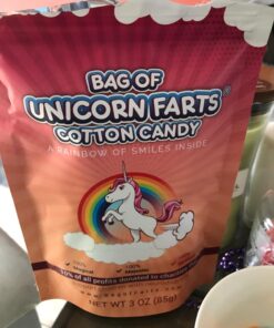 Bag of Unicorn Farts (Cotton Candy) Humorous Present Idea For Friend, Coworker, Mom or Dad 29 715tVbtOhgL
