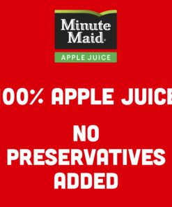 Minute Maid Apple Juice with Vitamin C, Fruit Juice Drink, 10 Fl Oz, 24 Pack 10 Fl Oz (Pack of 24) 10 715tVqAkOeL