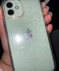 Coolwee Crystal Glitter Full Protective Case Compatible with iPhone 12, Compatible with iPhone 12 Pro Heavy Duty Hybrid 3 in 1 Rugged Shockproof Women Girls Transparent Shiny Clear Bling Sparkle Crystal Bling 39 715ulbNq1yL