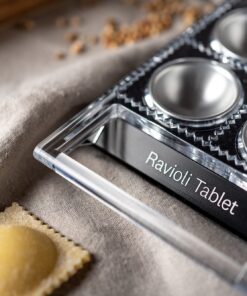 Marcato Design Atlas Tablet Pasta Maker, Made in Italy, Black, Makes 10 Raviolis 7 715vz1 hnkS