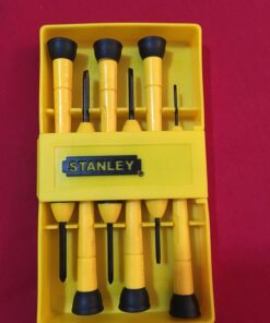 STANLEY Screwdriver Set, Precision, 6-Piece (66-052) , Yellow 28 715wG6 zvUL