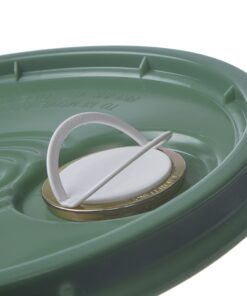 Hudson Exchange Lid with Spout and Gasket for 3.5, 5, 6, and 7 gal Buckets, HDPE, Green 1 Pack 10 715wS7VmSWL