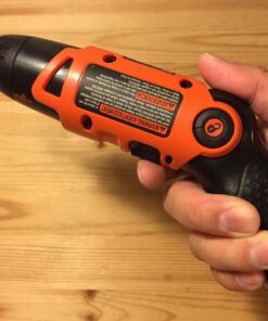BLACK+DECKER Cordless Screwdriver with Pivoting Handle, Electric Screwdriver, 180 RPM, 3.6V, Charger and 2 Hex Shank Bits Included (Li2000) Screwdriver Only 48 715x57vDnsL
