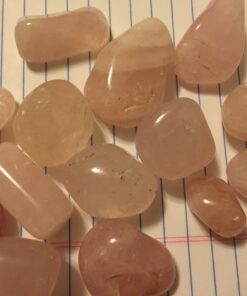 Crystal Allies Materials: 1lb Bulk Tumbled Pink Rose Quartz Stones from Brazil - Large 1" Natural Polished Gemstone Supplies for Wicca, Reiki, and Energy Crystal HealingWholesale Lot 1 LB 23 715xUeS1 8L