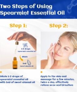 HIQILI Spearmint Essential Oil,100% Pure Natural - for Diffuser,Candle Making DIY - 3.38 Fl Oz. 3.38 Fl Oz (Pack of 1) 10 715xbviNdFL