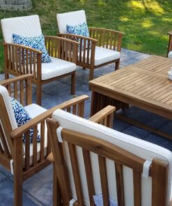 Greendale Home Fashions Outdoor Accent Pillows, Indigo, Set of 2 31 715xqGEoHsL