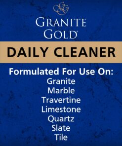Granite Gold Daily Cleaner Streak-Free Cleaning for Granite, Marble, Travertine, Quartz, Natural Stone Countertops, and Floors, 24 Fluid Ounces, 1-Pack, Fl Oz ( Packaging may Vary ) 17 715xzXQThQL