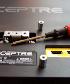 Sceptre E205W-1600 20" 75Hz Ultra Thin LED Monitor HDMI VGA Build-in Speakers, Metallic Black (2018 version) Single 41 715yC1QsFEL