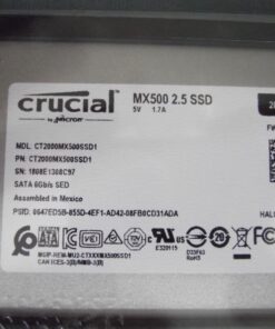 Crucial MX500 2TB 3D NAND SATA 2.5 Inch Internal SSD, up to 560MB/s - CT2000MX500SSD1(Z) Frustration-Free Packaging 37 715ynlc7JL