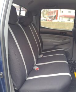 FH Group Automotive Seat Covers Trendy Corduroy Bucket Full Set with Gift- Universal Fit for Cars Trucks and SUVs (Black/Gray) FB032115 43 715zWoR8b1L