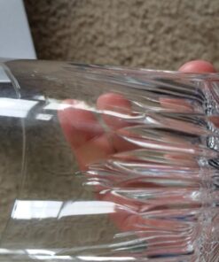 Bormioli Rocco Selecta Collection Whiskey Gift Set – Sophisticated Etched 33.75oz Decanter & 6 9.5oz Glass Tumblers With Starburst Detailing – For Whiskey, Bourbon, Scotch & Liquor 7 Piece Set Standard Packaging 48 716 P2 AsWL