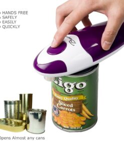 BangRui Smooth Soft Edge Electric Can Opener with One-Button Start and One-Button Manual Stop (Purple) Purple 20 716013gKv2L