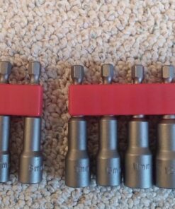 NEIKO 10065A 1/4” Hex Shank Magnetic Power Impact Nut Driver Set |8 Piece Tool Set | Professional Grade Socket Nut Setters| Metric | Sizes 6 to 13 MM | Cr-V Steel Nut Driver Bit 8 Piece 19 7160R8p79iL