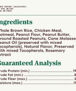 NUTRO Crunchy Dog Treats with Real Peanut Butter, 10 oz. Bag 10 Ounce (Pack of 1) 13 7160nCMNJiL