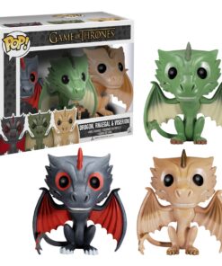 Game of Thrones 10cm Pop! Vinyl - Drogon, Rhaegal & Viserion 3-Pack
