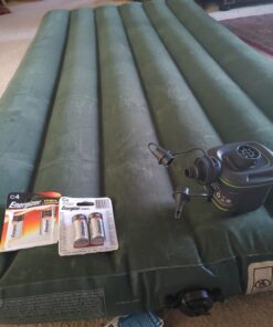 Intex Prestige Downy Airbed Kit with Hand Held Battery Pump, Twin 20 71617GmTucL