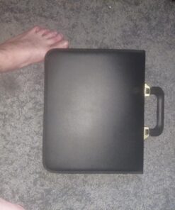 UNITED CUTLERY Large Pocket Knife Storage Case – Faux Leather Exterior, Felt-Lined Interior, Elastic Straps for Knives, Zipper Closure, Holds 40 Knives, For Protecting and Storing Knife Collection 29 71619iGEXQL