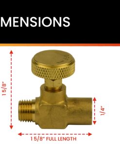 Alternative view of Hot Max 24209 Brass Replacement Needle Valve