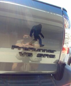 Bigfoot Decal Car Truck 4x4 Yeti Sasquatch Sticker Vinyl Off Road (5.5" inches (Black) 21 7161WCP lUL