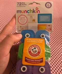 Munchkin® Arm and Hammer Diaper Bag Refills, 6 Pack, 72 Bags 72 Bag Refills 31 7161vqkzrXL