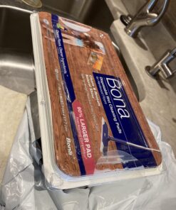 Bona Hardwood Floor Disposable Wet Cleaning Pads - 12 cleaning pads per pack - unscented - Use with Bona Mops - Residue-Free Floor Cleaning Solution for Wood Floors 27 71626Nlp6AL