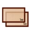 Culinary Couture Set of 2 Non-Stick Silicone Baking Mat Half Sheets - Reusable Silicone Mats for Baking Pans and Cookie Sheets - Silicone Baking Mats for Oven - Includes Recipe E-Book 31 7162Hd7wGhL