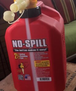 No-Spill Stens 2 1/2 Gallon Fuel Can 765-102 For No-Spill 1405, 765-102, 11.75" x 8" x 10"", Red 36 71630B5qT9L