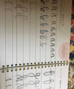 Hand Lettering 101: A Step-by-Step Calligraphy Workbook for Beginners (Gold Spiral-Bound Workbook with Gold Corner Protectors) (Modern Calligraphy) 42 71633pewJ8L