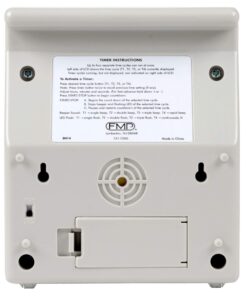 FMP Digital 4 Channel Commercial Kitchen Countdown Timer, Water Resistant, 7-inch Height, White 7-inch H 13 71637kbn7ML