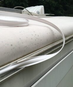 Camco Vinyl Trim Insert with UV Inhibitors for Extended Life - Replace Cracked and Stained RV Trim Inserts (1" x 100', White) (25202) 12 7163HkLBr6L
