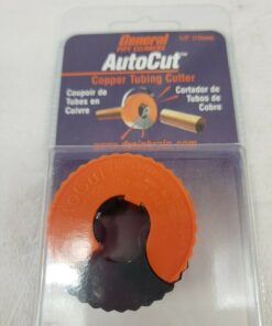 General Pipe Cleaners ATC12 1/2-Inch AutoCut Copper Tubing Cutter, Black, Orange 6 7163cgdr9gS