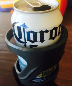 SunChaser Drink Holder for Cups and Bottles, Holds Cans and Tumblers - Comes with Drink Stake, Beverage Holder with Strap and Suction for Boats - Cupholder Gift - Graphite Grey 15 7164xUSxuFL